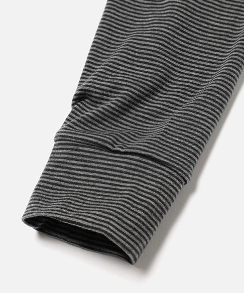 MR.OLIVE / SPANDEX WARM JERSEY BORDER / INNER TURTLE SHIRT ミスターオリーブ/スパンデックスワームジャージーボーダー/インナータートルシャツ